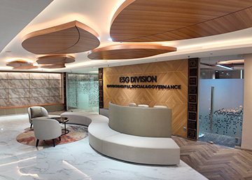 Leading with Sustainability: The BRI Office ESG Division Elevates Workspace Interior Design